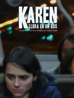 Karen Llora en un Bus