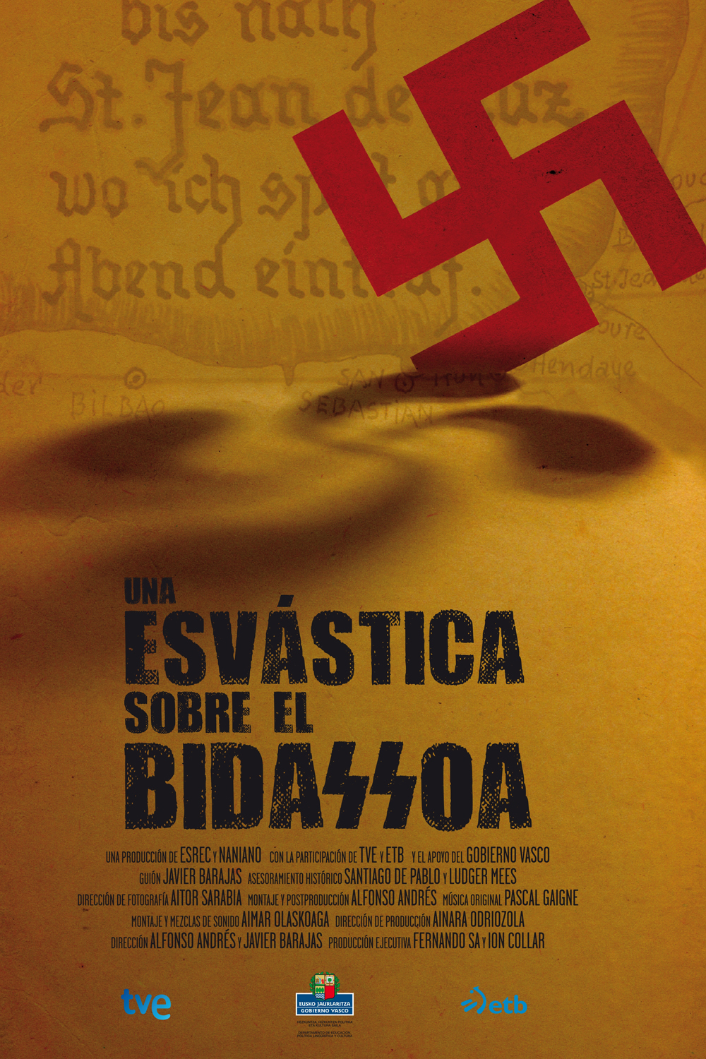 Una Esvástica sobre el Bidasoa